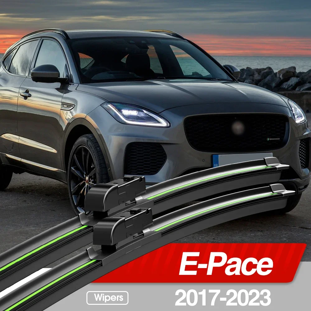 

For Jaguar E-Pace E Pace X540 2017-2023 Front Windshield Wiper Blades 2pcs Windscreen Accessories 2018 2019 2020 2021 2022