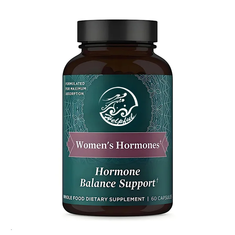 Women's Hormones, Energy Support, Reproductive Health Hormone Balance, Gluten Free, Ketogenic Friendly, 60 Capsules