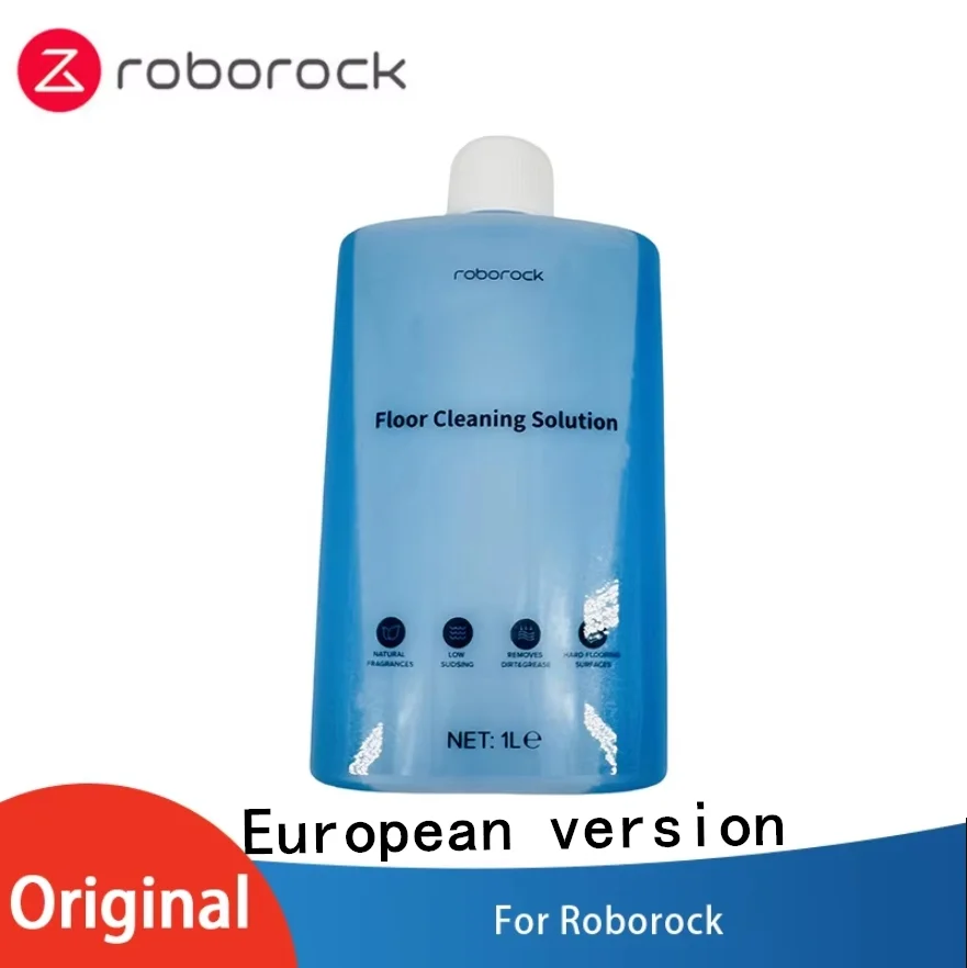 Original Floor Cleaning Solution Roborock S7 MaxV Ultra/Dyad/S7 Vacuum Cleaner Spare Parts 1L Robot Mops Antibacterial