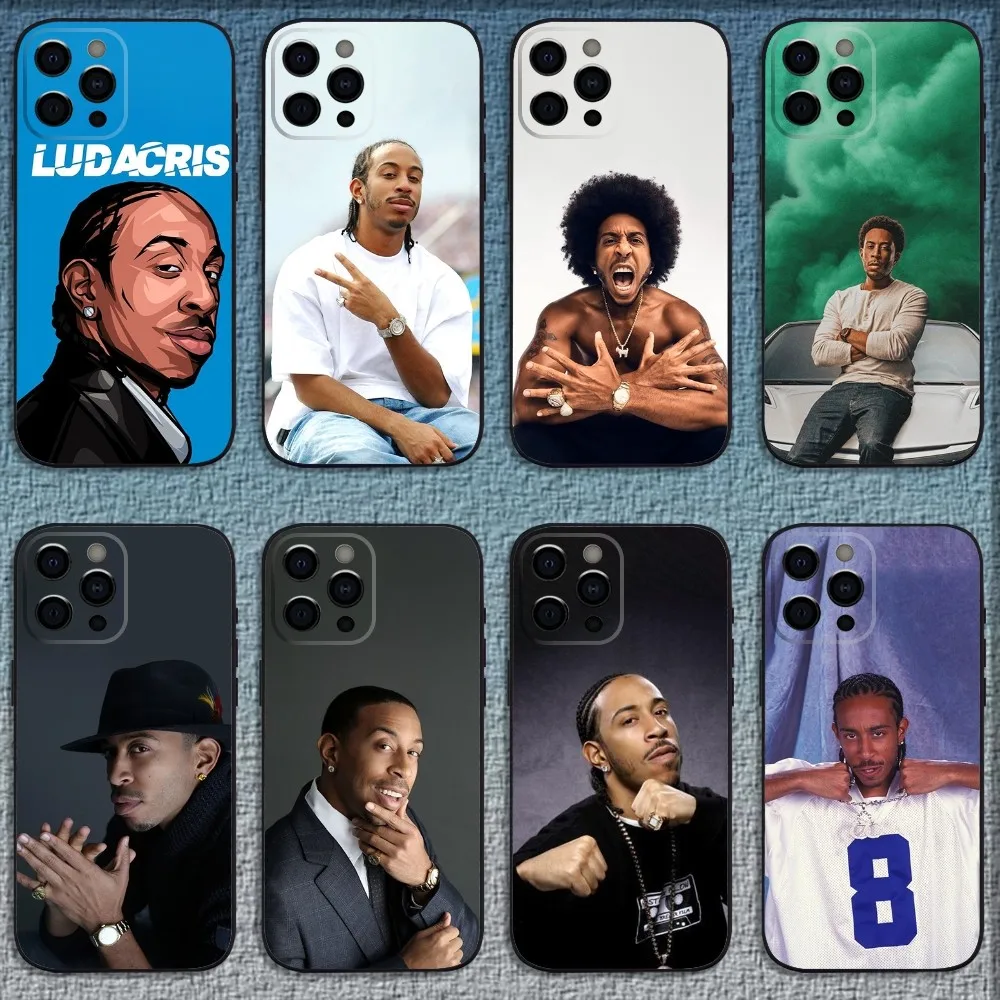 Rapper L-Ludacris Phone Case For iPhone 16,15,14,13,12,11,Pro,X,XS,Max,XR,Plus,Mini Soft Black Cover