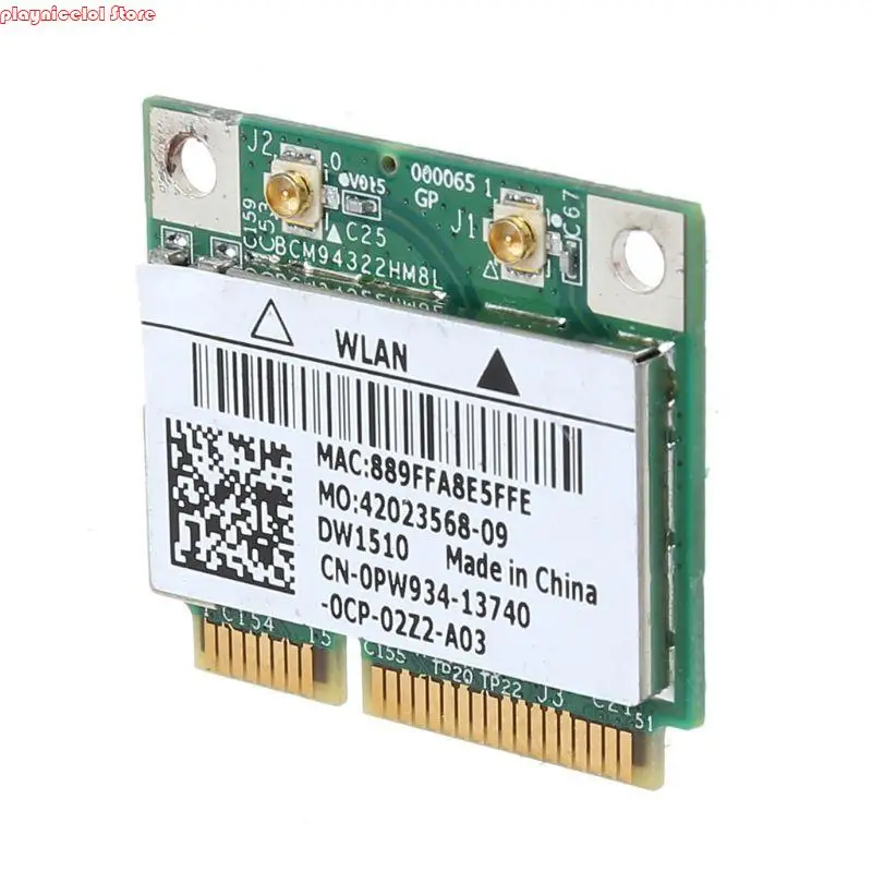 E8BA Mini PCI-E BCM94322HM8L DW1510 Dual Band 300m Wireless Card für E4200 E5500