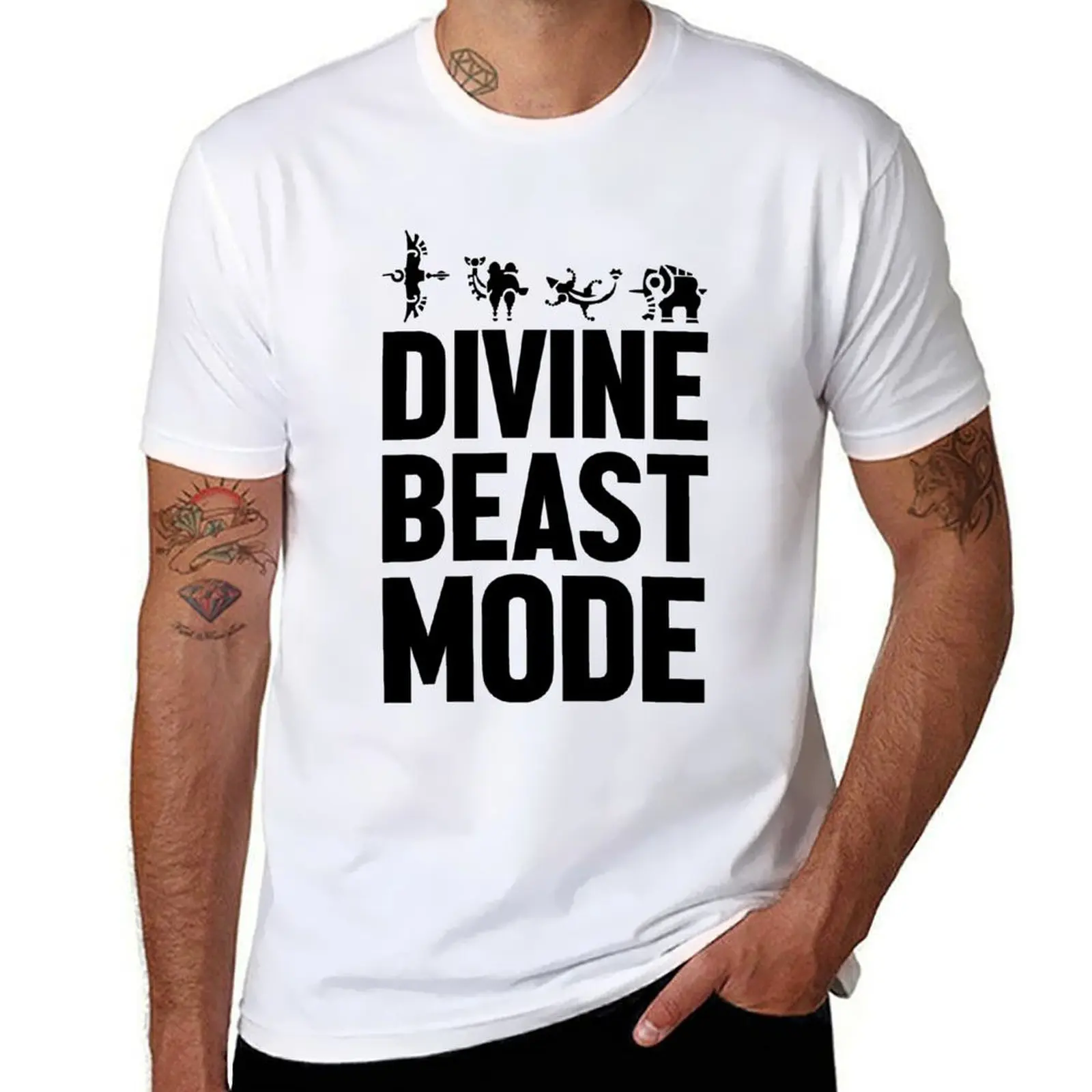 

Divine Beast Mode T-Shirt funny t shirts man t shirt man cotton T-Shirt