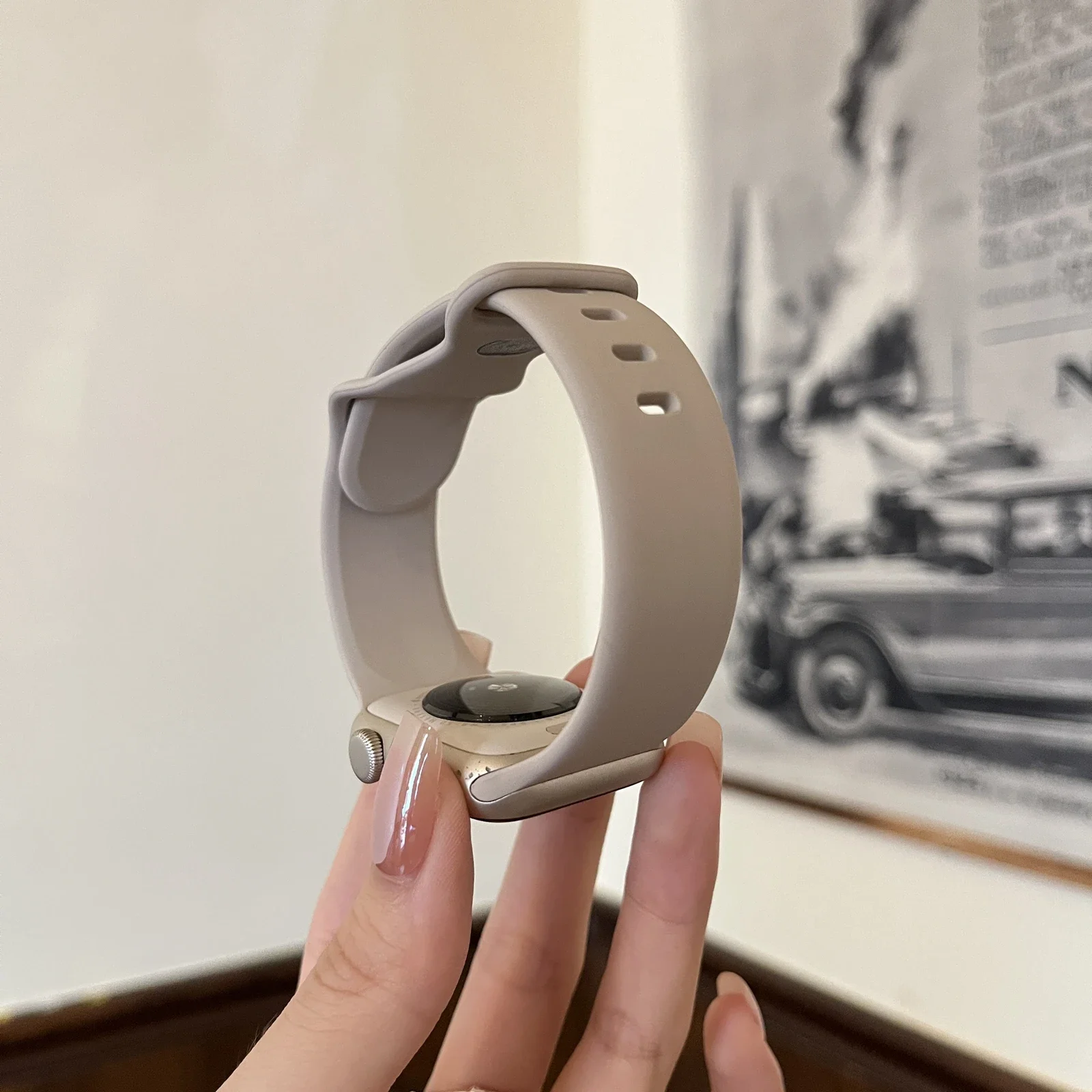 حلقة سيليكون جديدة لساعة Apple Watch Band للنساء Correa لحزام iwatch #4