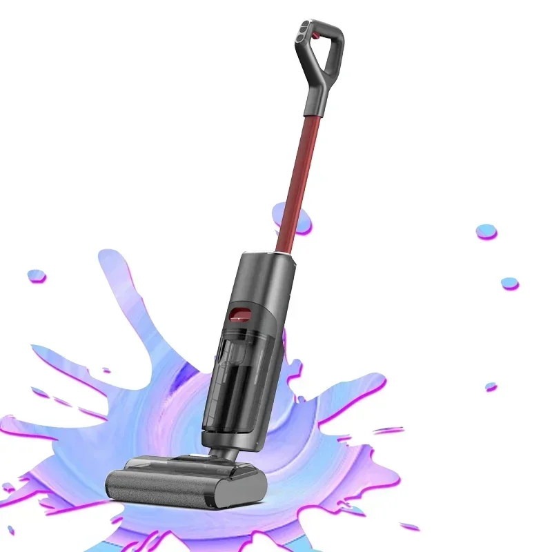 Dry and Wet Wireless Vertical Floor Scrubber Handheld  Water Vacuum Cleaner Intelligent Mop