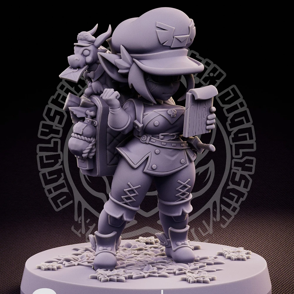 

Сексуальная почта Гоблин, масштаб 1/24, фигурка из смолы, модель, комплект, диорама, в разобранном виде, неокрашенная кукла, 3D печать, статуя «сделай сам», игрушка для рукоделия