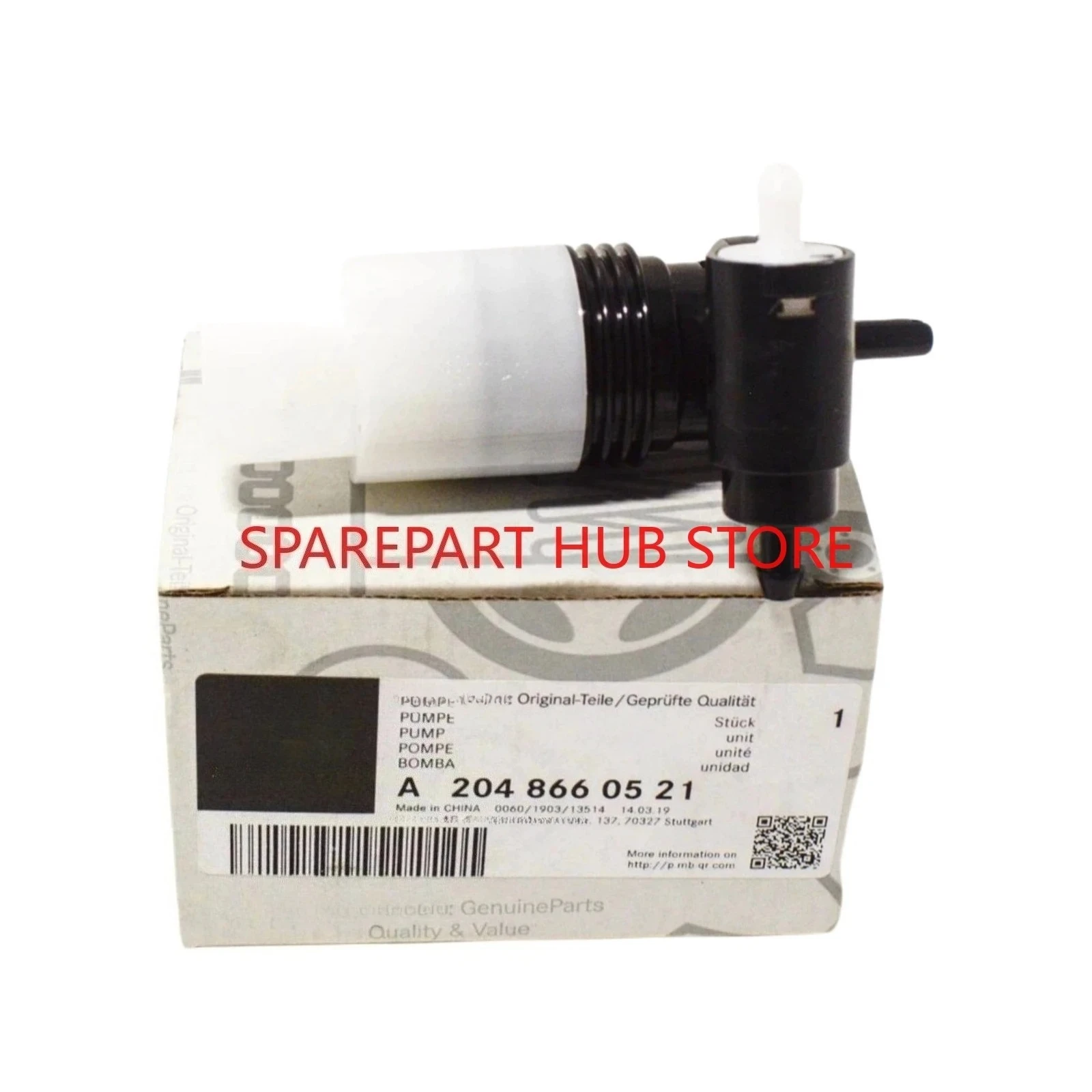 

OEM A2048660521 Windshield Washer Fluid Pump for Mercedes BenzW210 W203 W208 W211 W220 S55 CL65 C200 E320 SLK G63