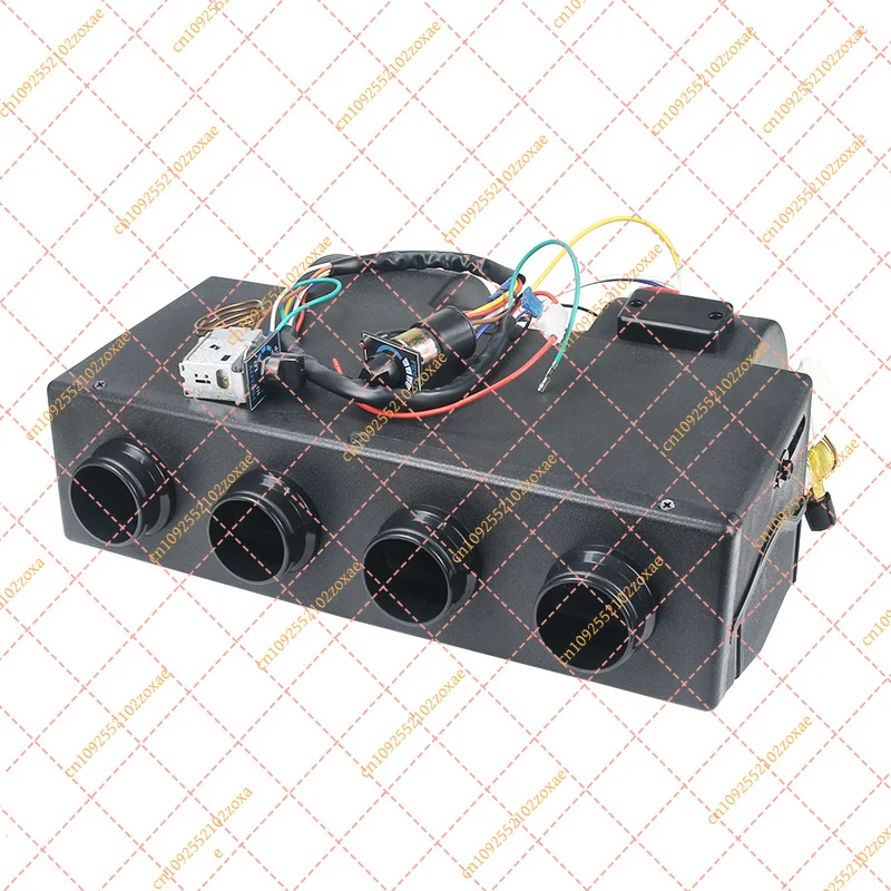 12V/24V Universal Car Air Conditioning Evaporator Assembly 404-4 Hole Core Auto Cooling System For Truck Tractor Excavator