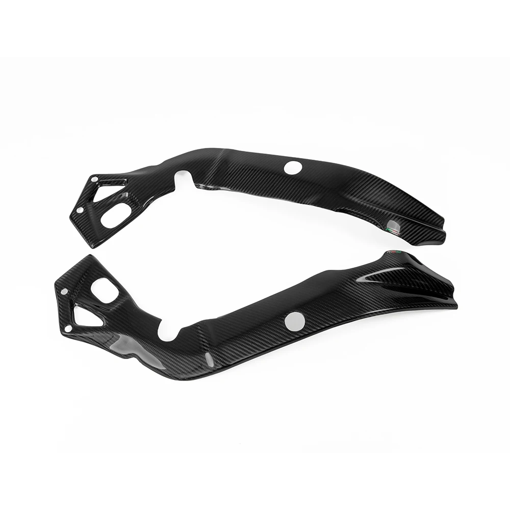 MOTO4U 100% Real Carbon Fiber Chassis Main Frame Protector Cover Fairing Cowl 3K Twill For BMW S1000RR 2015 2016 2017 2018