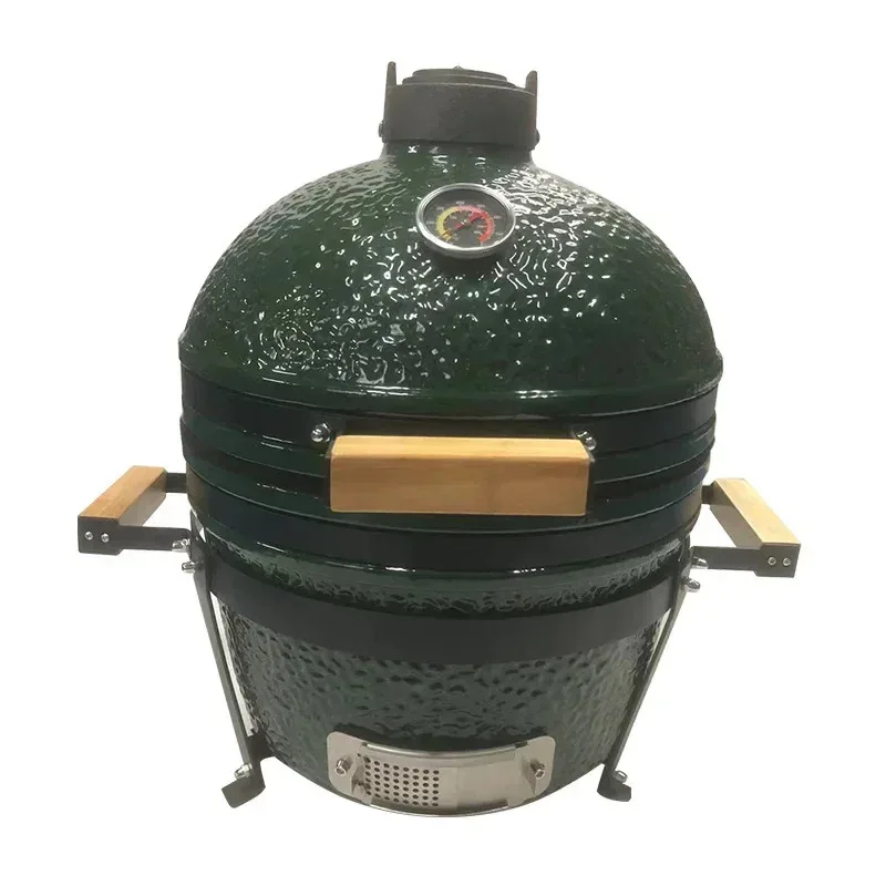 Deposit barbecue bbq smoke Round ceramic grill American outdoor pizza charcoal oven
