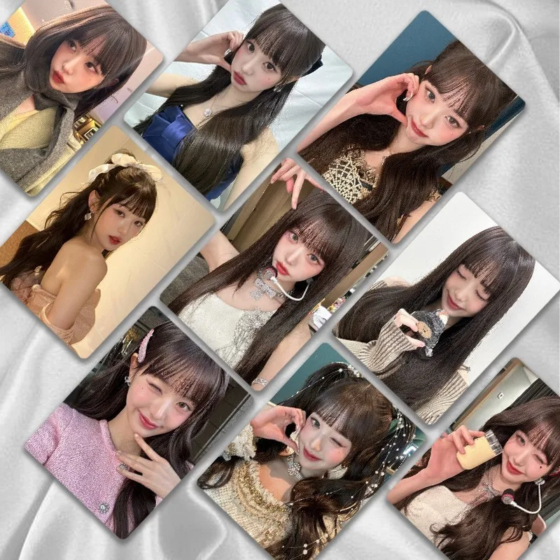 55pcs/set KPOP IVE Laser Card Album LOMO Card Jang Won Young Collector Card Rei LIZ Leeseo Yujin WonYoung Postcard Photo Card