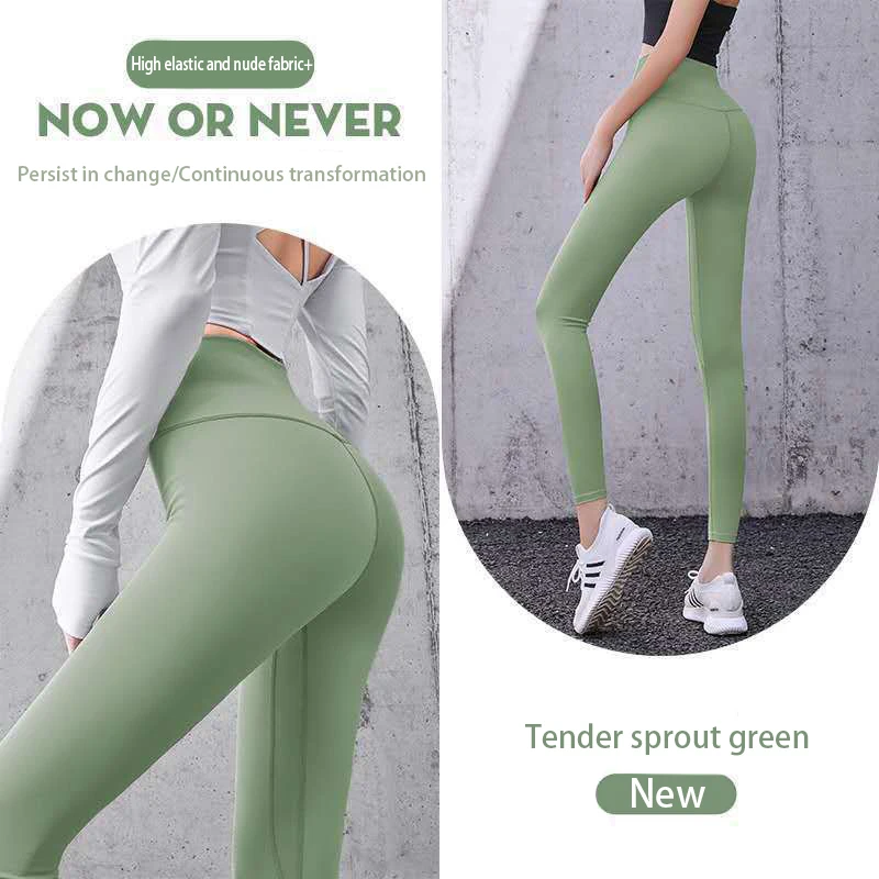 Ribbed Yoga Pants High Waisted Gym_eggings Sport Women Fitness SeamlessFemale Legging Tummy Control RunningTraining Tights