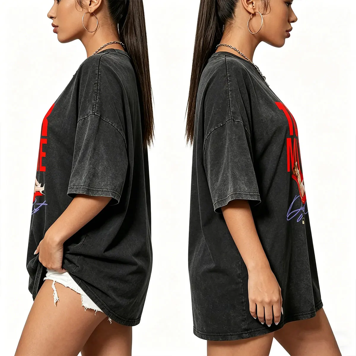 

Washed Vintage Rapper Doja Cat World Tour 2026 T-shirts Men Women Hip Hop Retro Oversized T Shirts Unisex Fashion Casual T-shirt