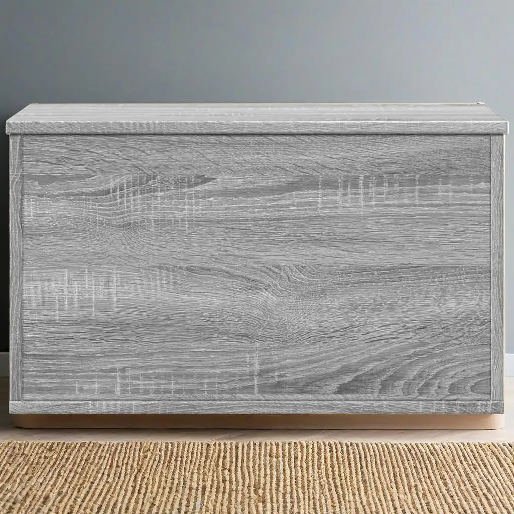 60x35x35 cm Grey Sonoma Storage Box - Durable Engineered Wood Organizer