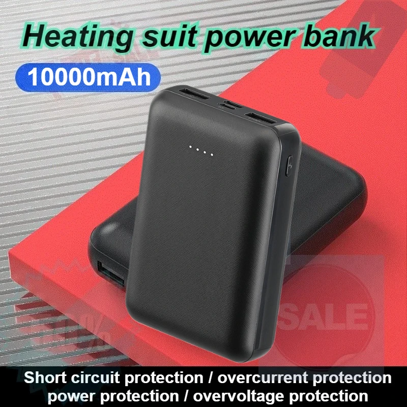 Heated Vest Battery - Bateria Externa de 10000mAh para Roupas