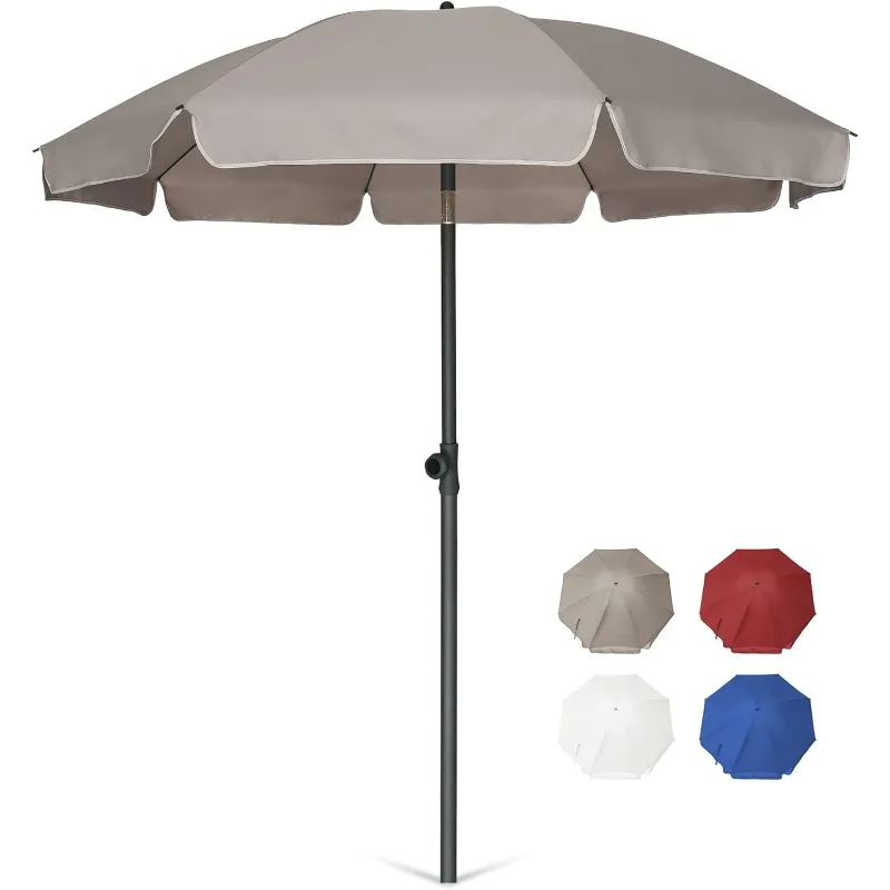 

Patio Umbrella Market Table Umbrella 6.5 ft Tilt Steel Pole UPF50+ Protection, Umbrellas and their Parts Great