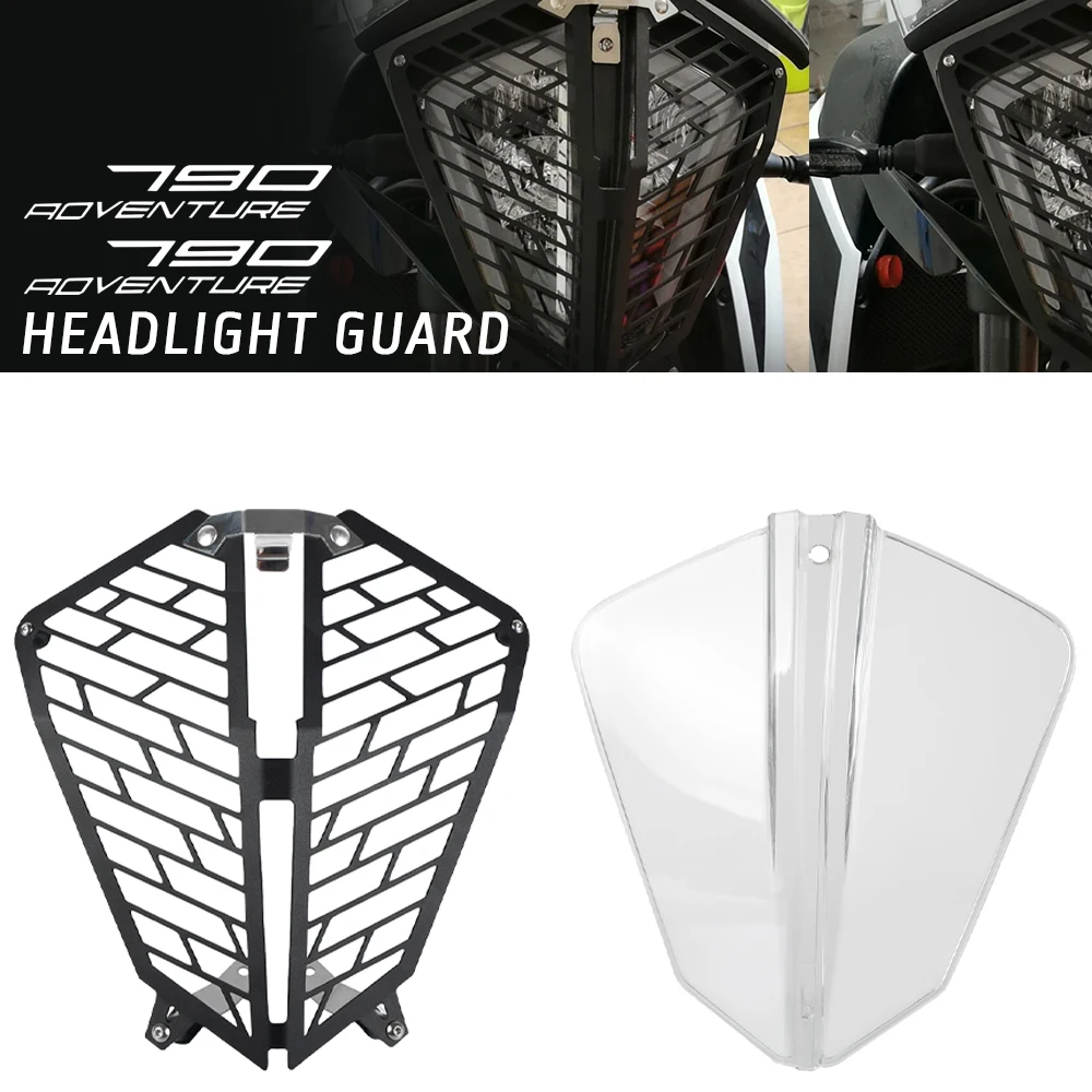 

FOR KTM 890 790 ADVENTURE S R 2019-2022 890SMT 2023 2024 2025 Protector Cover Protection For 390 ADVENTURE Headlight Guard Grill