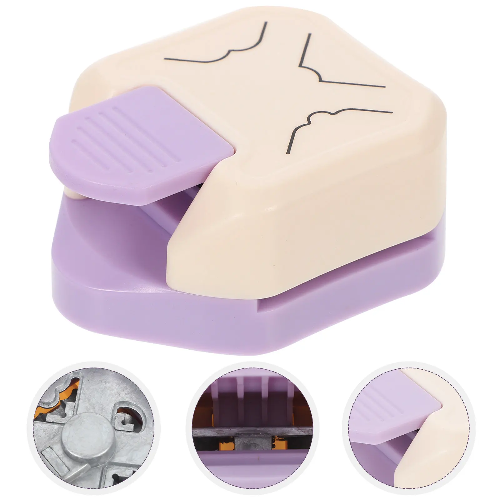 

Угловой дырокол для поделок, 3-в-1, компактный дизайн, подходит для школ, офисов, дома, скрапбукинга, открыток