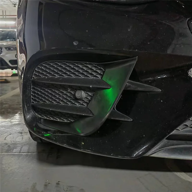 

Efficient Car Front Bumper Spoiler Splitter Cover Fog Light Grille Stip For Mercedes Benz E Class W213 2016-2020
