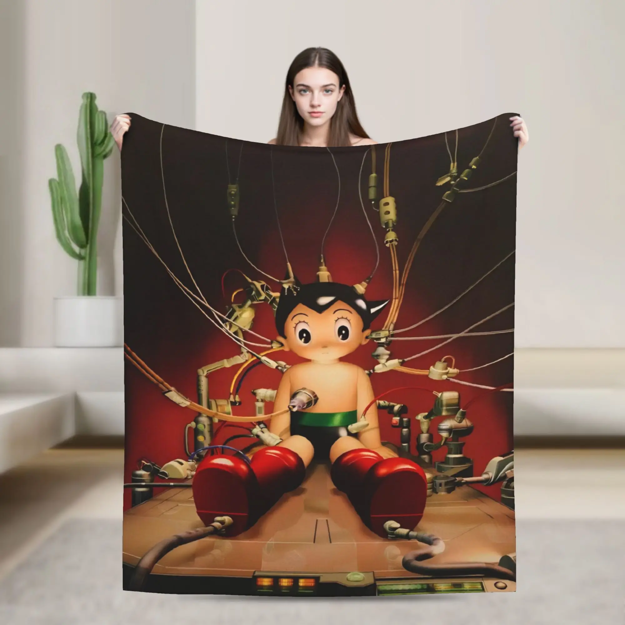 Astroboy Astro Boy Blanket Ultra-Soft Flannel Healing Present  Throw Blanket Rug Piece
