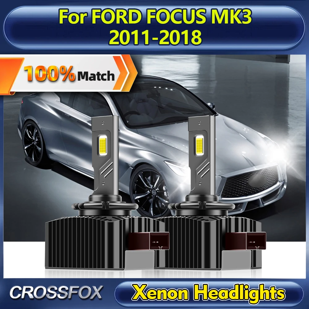 

D3S HID Xenon Light Bulb 25000LM Car LED Headlight 6000K Xenon Headlamp For FORD FOCUS MK3 2011-2013 2014 2015 2016 2017 2018