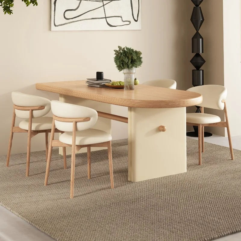 Nordic Modern Dining Table Restaurant Chairs Kitchen Lounge Writing Dining Table Designer Office Muebles Commercial Furniture