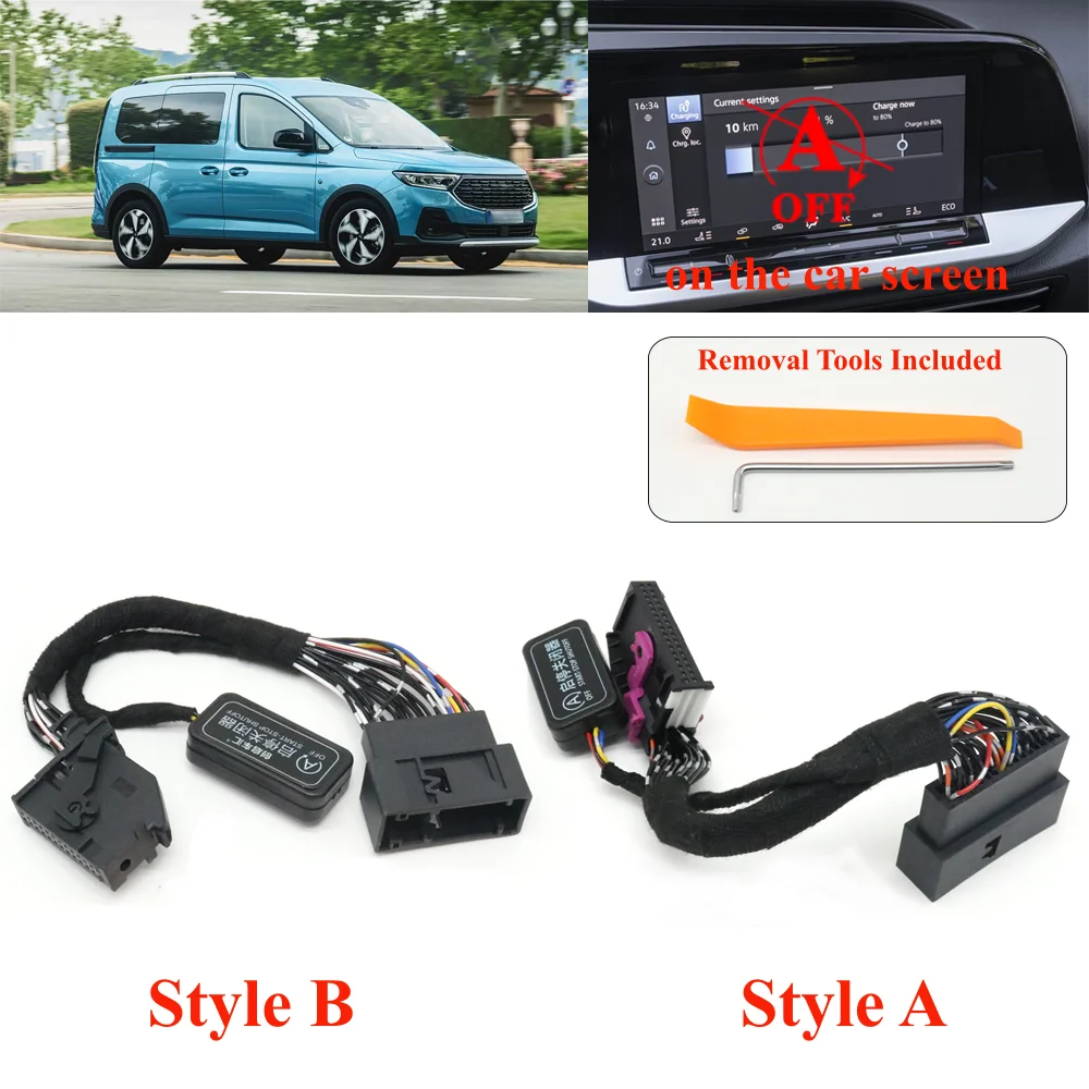 

For Ford Tourneo Connect MK3 2022-2025 Auto Stop Start Engine Eliminator Off Closer Device Disable Delete Canceller Cable Plug