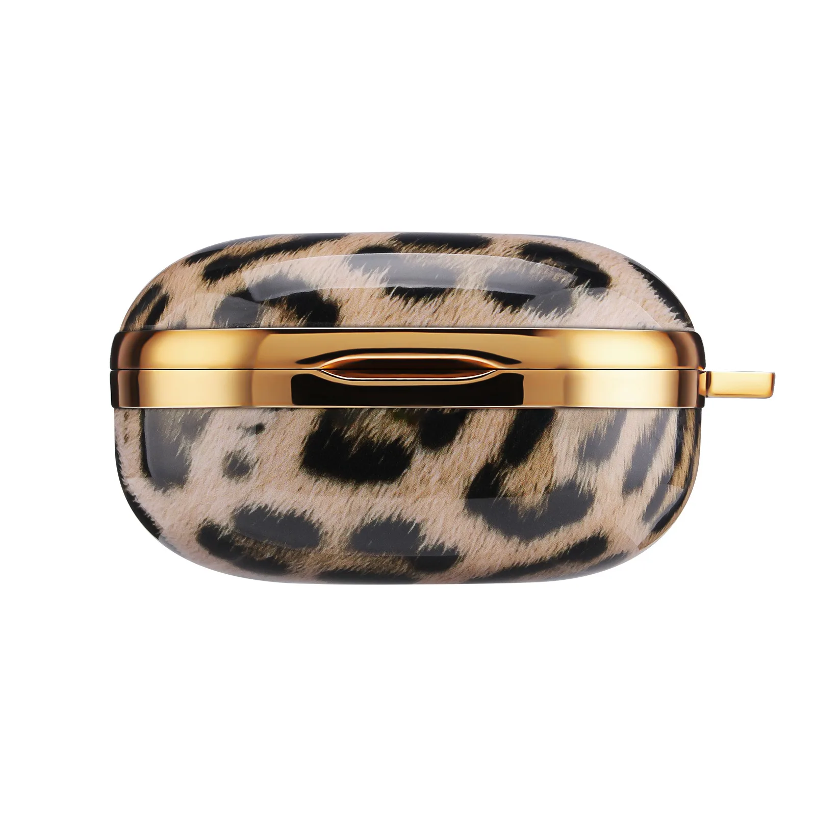 Leopard Electroplated Marble Earphone Case for Samsung Galaxy Buds Live Wireless Bluetooth Headset Protector Cover Box