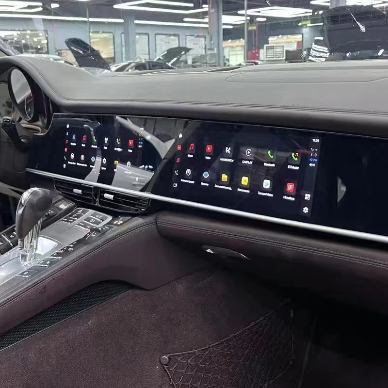 Dual Android Touch Screen Car Dvd Player Interactive Screen for Porsche Panamera 2010-2016 Gps Navigation Radio Carplay