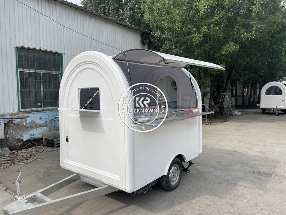 

Mobile Street Fast Food Vending Trailer Snack Ice Cream Pizza Kiosk Concession Food Truck Coffee Shop Van