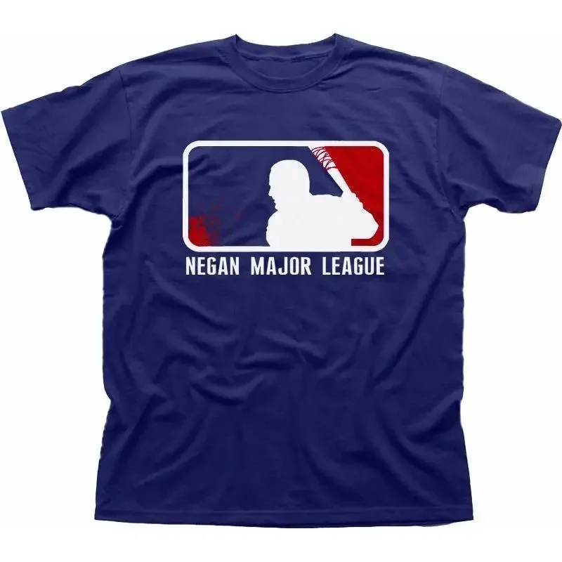 Camiseta azul marino NEEGAN MAJOR LEAGUE The Walking Dead EENY MEENY MINY MO 9302