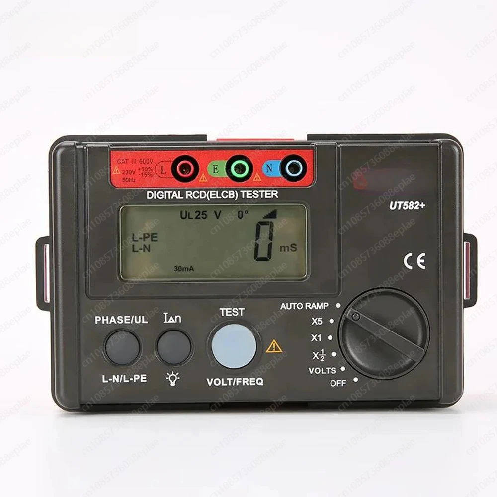 Leakage protection switch tester, circuit breaker tester UT582 + AUTO RAMP function