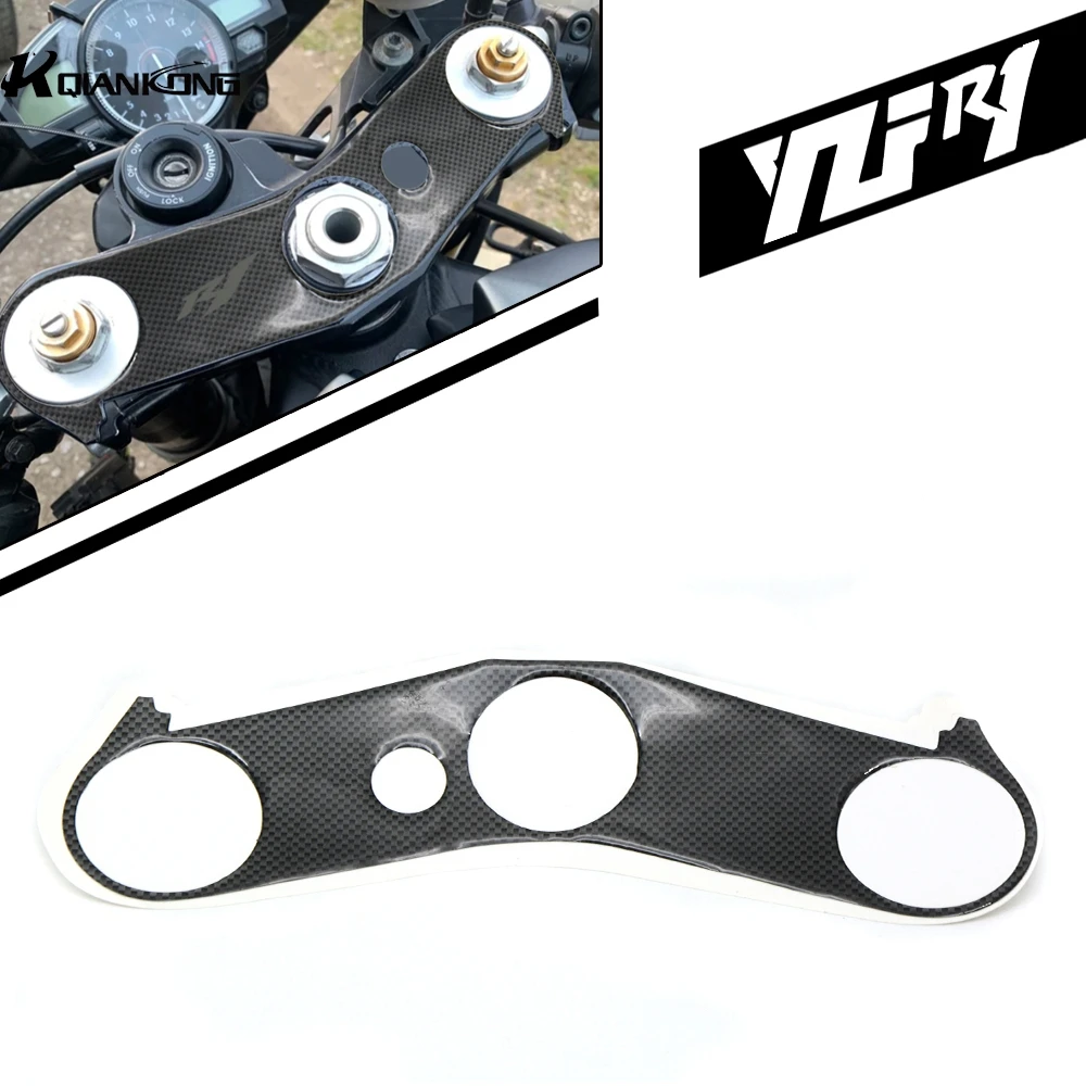 For Yamaha YZF-R1 YZF R1 YZFR1 2002-2003 Moto Tank Pad Protector Fork Badge Steering Bracket Cover Decal Sticker Accessories