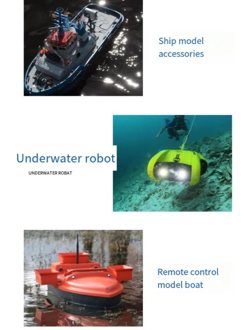 2830 Underwater Thruster, Waterproof Brushless Motor 12V-24V 20A, 4-Blade CW/CCW Propeller for RC Boat, ROV, DIY Sub & Bait Boat