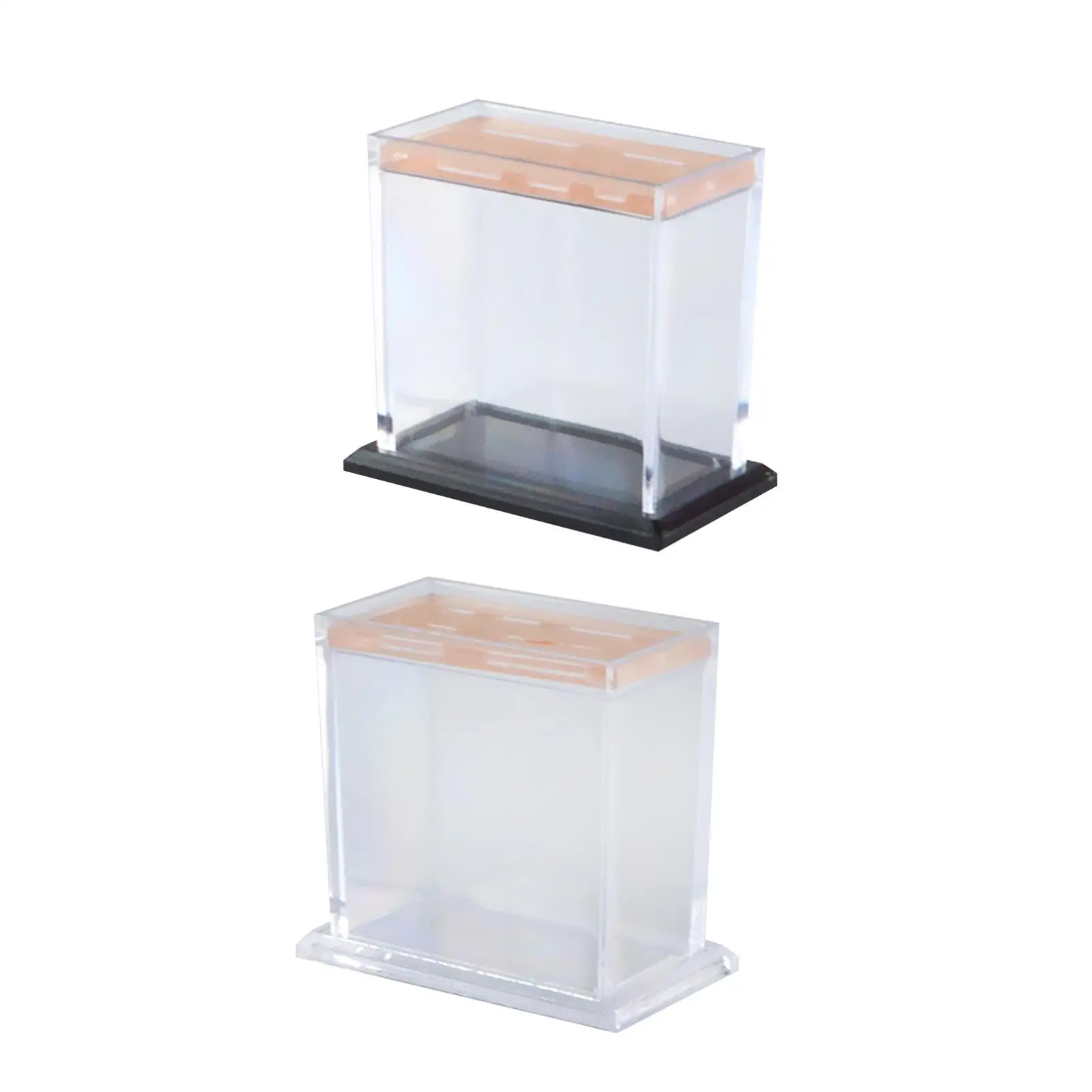 Mini Storage Holder Decor Kitchen Gadget Transparent 1/12 Scale Container for