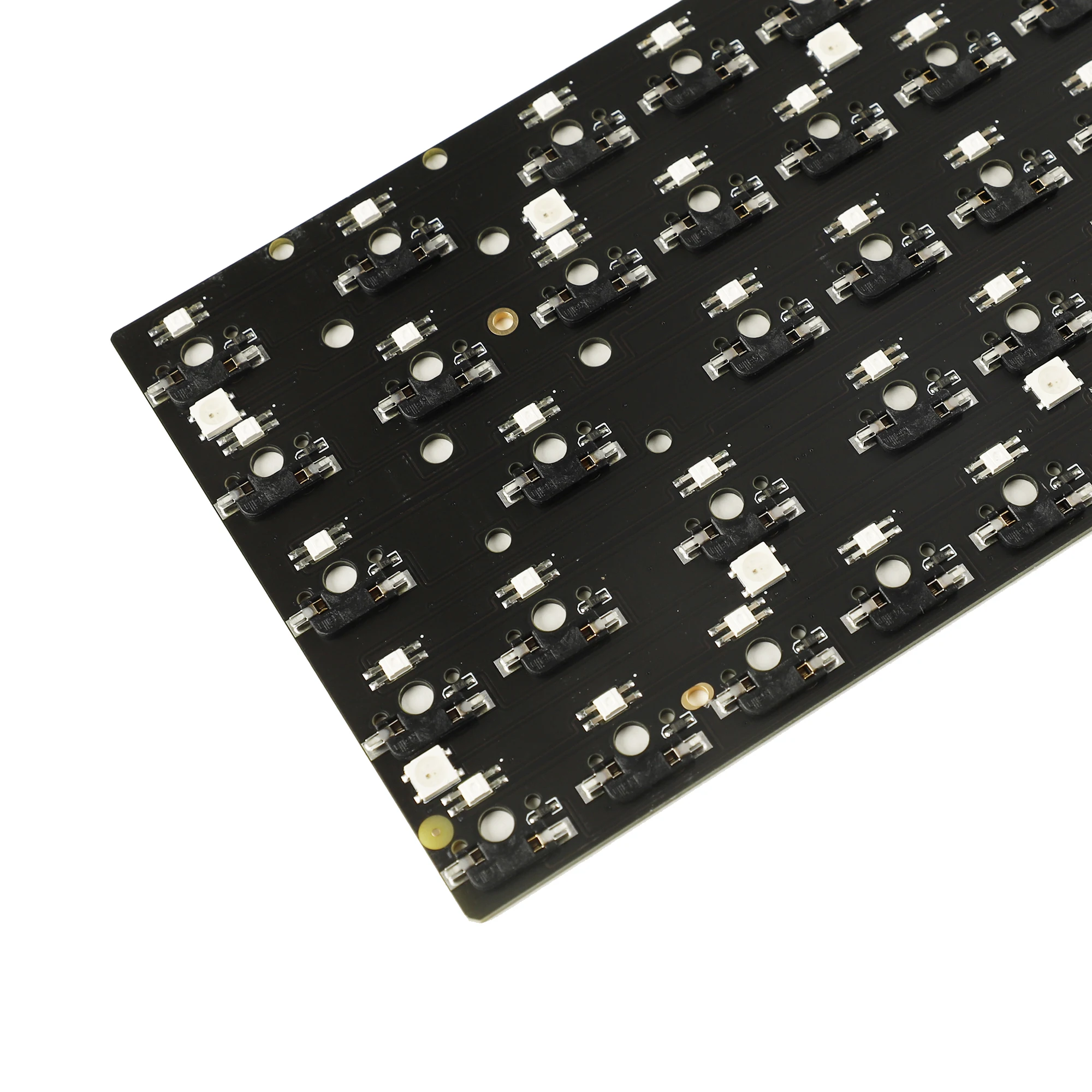 65% 68 Fully programmable hot-swap PCB Underglow RGB Switch RGB Aluminum Plate For ZJ68 YMD68 Tofu 65 68 Mechanical Keyboard