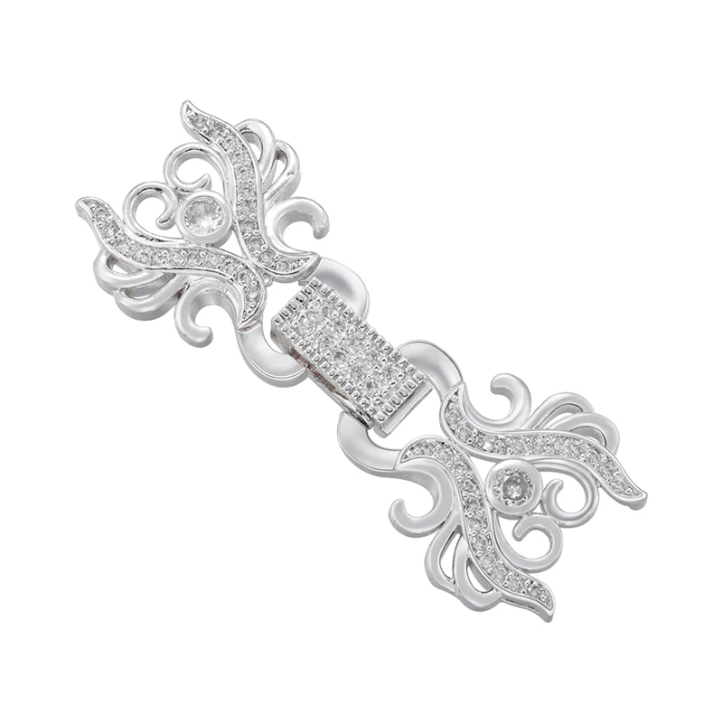 Verschiedene Haken für Schmuckherstellungszubehör, DIY-Haken, Zubehör, Zirkonia-Verbinder für Armbänder: VK163 – Detail 10