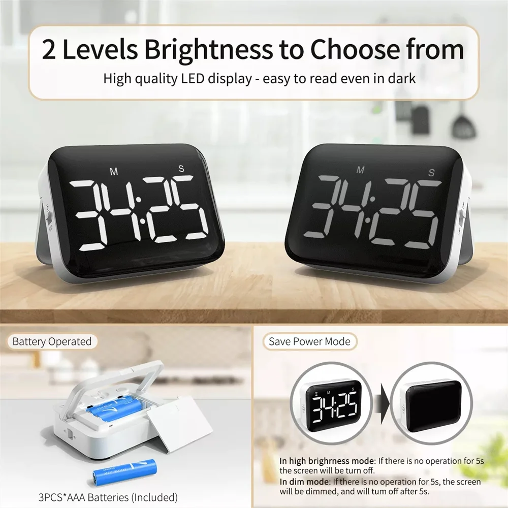 ChuHan Thông Minh Màn Hình LCD Kỹ Thuật Số Bếp Đếm Ngược Đồng Hồ Bấm Giờ Nấu Ăn Nhà Bếp Đồng Hồ Cho Nấu Ăn Đồng Hồ Bấm Giờ Tắm Nghiên Cứu Phản