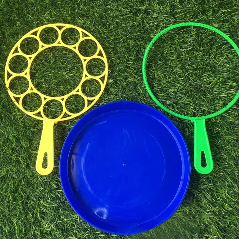 Soap Bubble Machine Blowing Bubble Plate Navy Blue Soap For Children Gift Big Dish Bubble Set Blower Maker Bubble Outdoor Toys