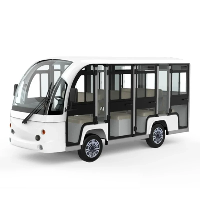 Electric tourist vehicle 11-seat closed sightseeing vehicle Specifications are diverse, and the quantity is excellent