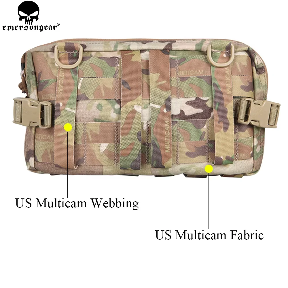 EMERSONGEAR Drop Pouch Tactical Molle Pouch Multifunction Bag Dump Pouch  Hunting Combat Gear Multi-camo Pouch EM8347
