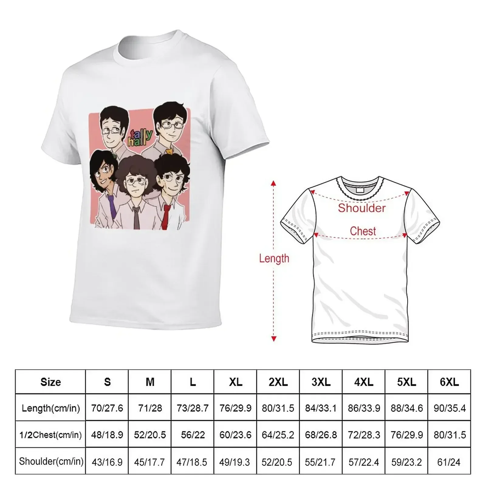 Tally Hall pixel T-Shirt plus size tops sweat mens t shirts pack
