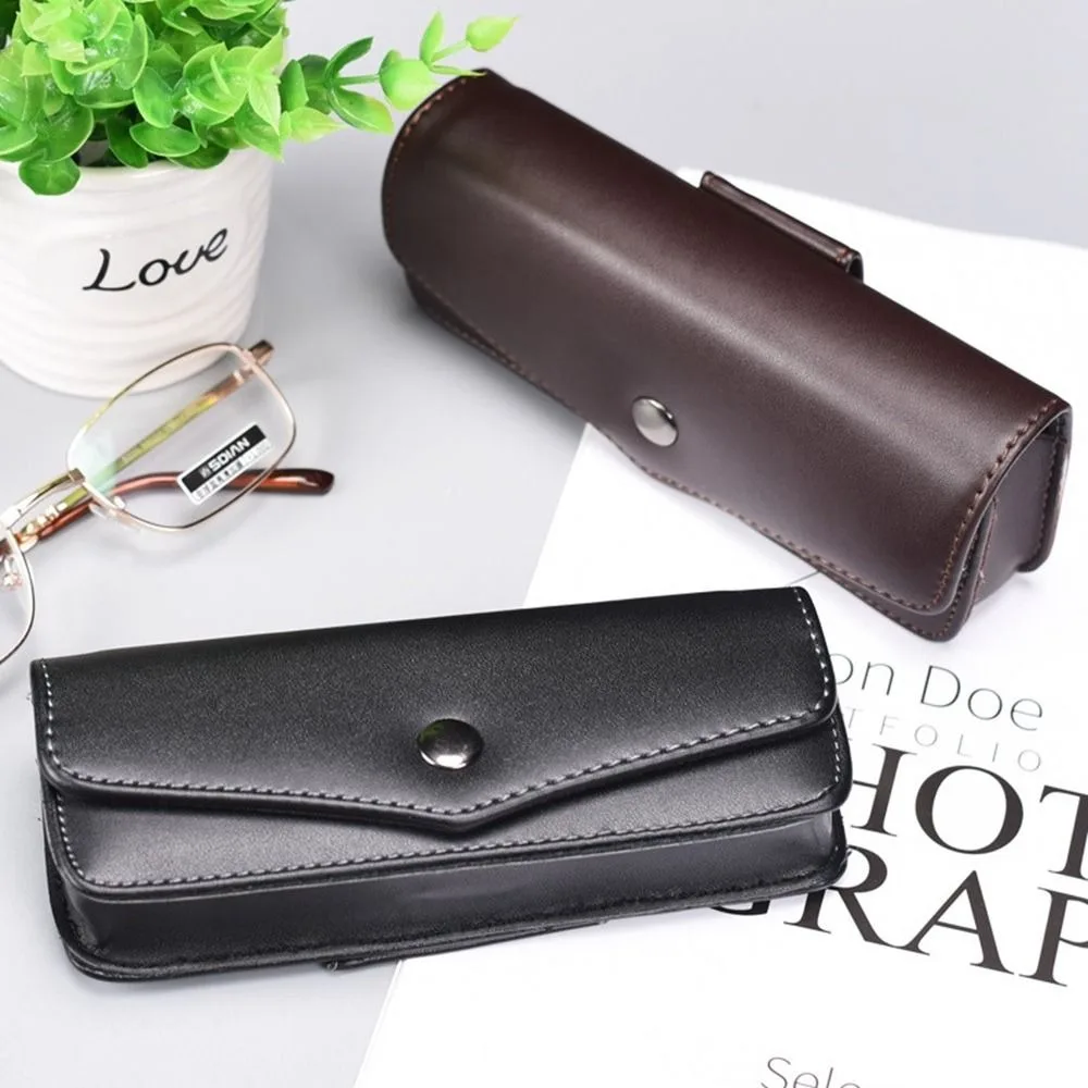 

and Elderly People Eyewear Bag Glasses Storage Box PU Leather Eyeglass Box Sunglasses Case Waistpack Glasses Box Spectacle Case