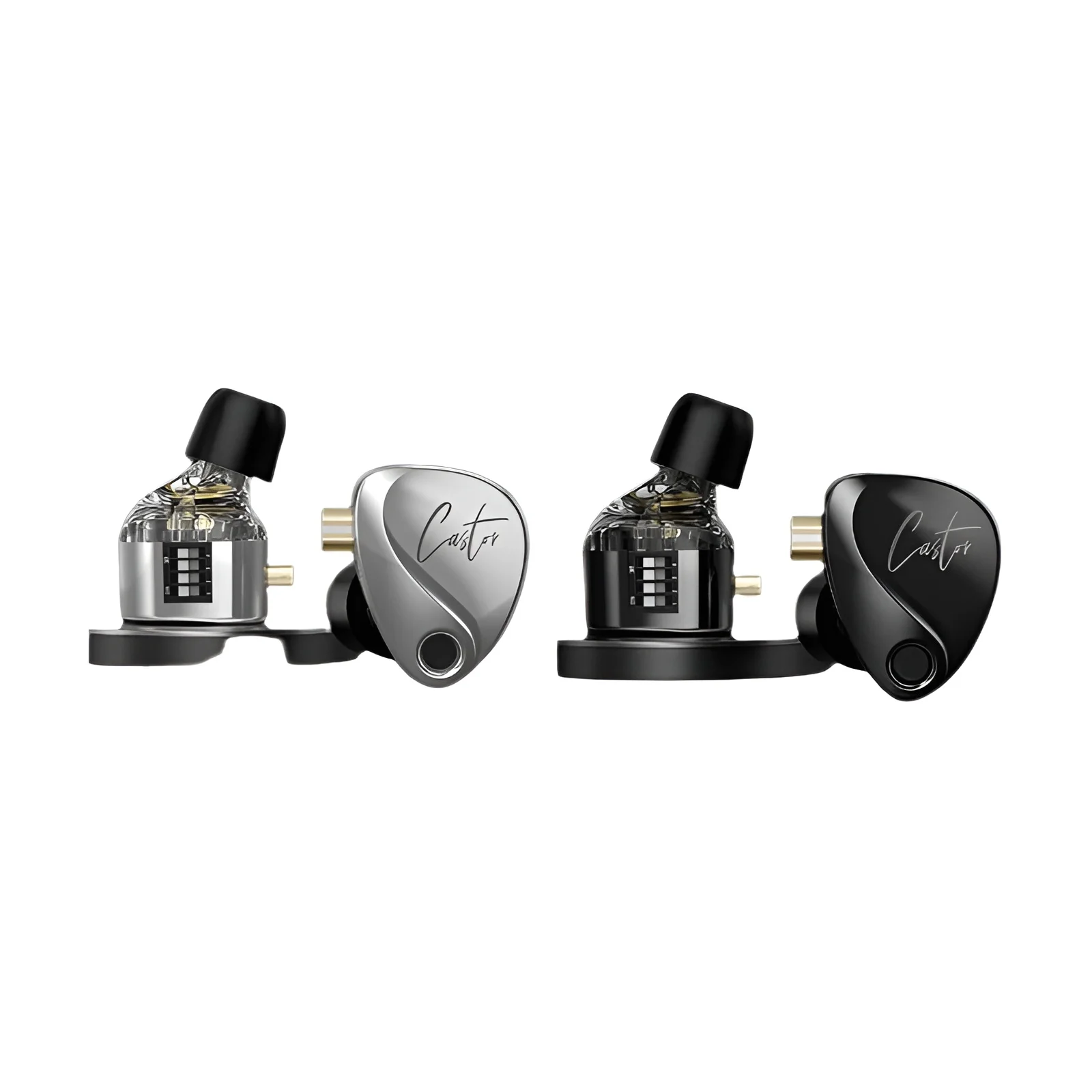 Kz rodízio no ouvido fone de ouvido alta fidelidade 2 dinâmico high-end ajustável armadura balanceada fones monitor fone de ouvido cancelando