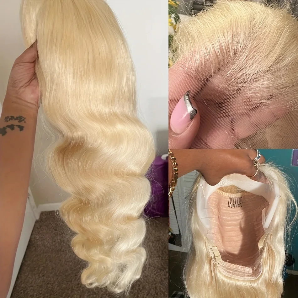 40 Inch 613 Blonde HD Lace Front Body Wave Wigs 100% 13x6 200 Density Colored Human Hair Brazilian Cheap Wigs on Clearance Sale