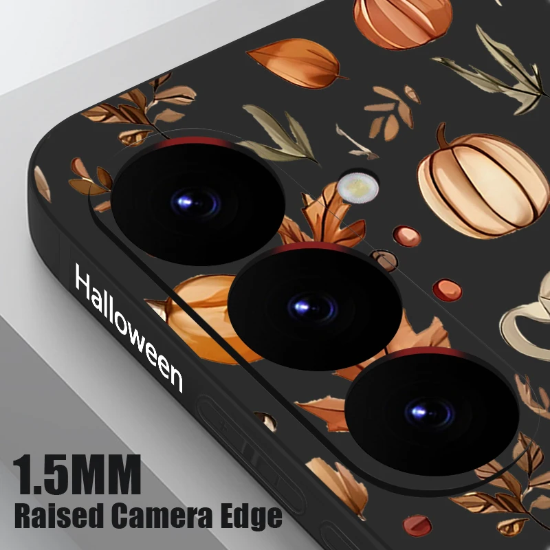 الخريف مابل ليف طباعة الحال بالنسبة لسامسونج غالاكسي S25 S24 FE S25 S22 S23 S24 الترا A17 A56 A55 A53 A54 A15 A16 A36 غطاء هاتف من البولي يوريثان #4