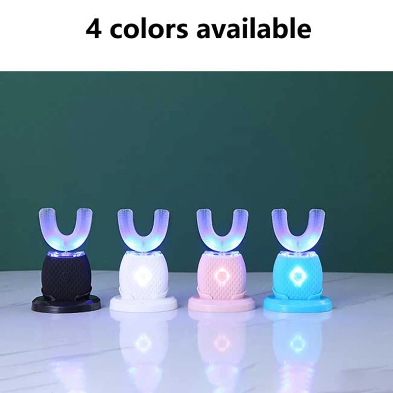 Xiaomi U على شكل فرشاة الأسنان الكهربائية بالموجات فوق الصوتية قابلة للشحن فرشاة الأسنان الكهربائية المسح الضوئي تدوير مجموعة تجميل الأسنان الذكية جديد