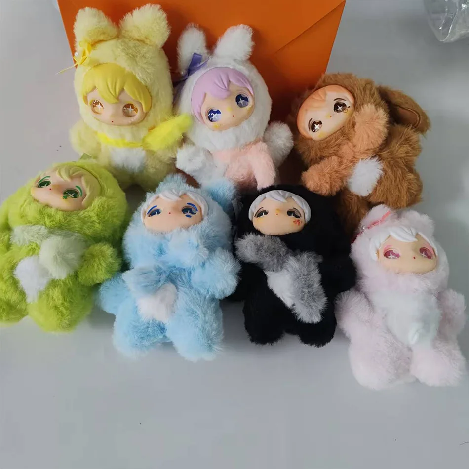 

Genuine Rabbit Shyshy Shiny Little Rabbit Series Blind Box Cute Vinyl Plush Dolls Bag Pendant Toys Mystery Box Birthday Gift