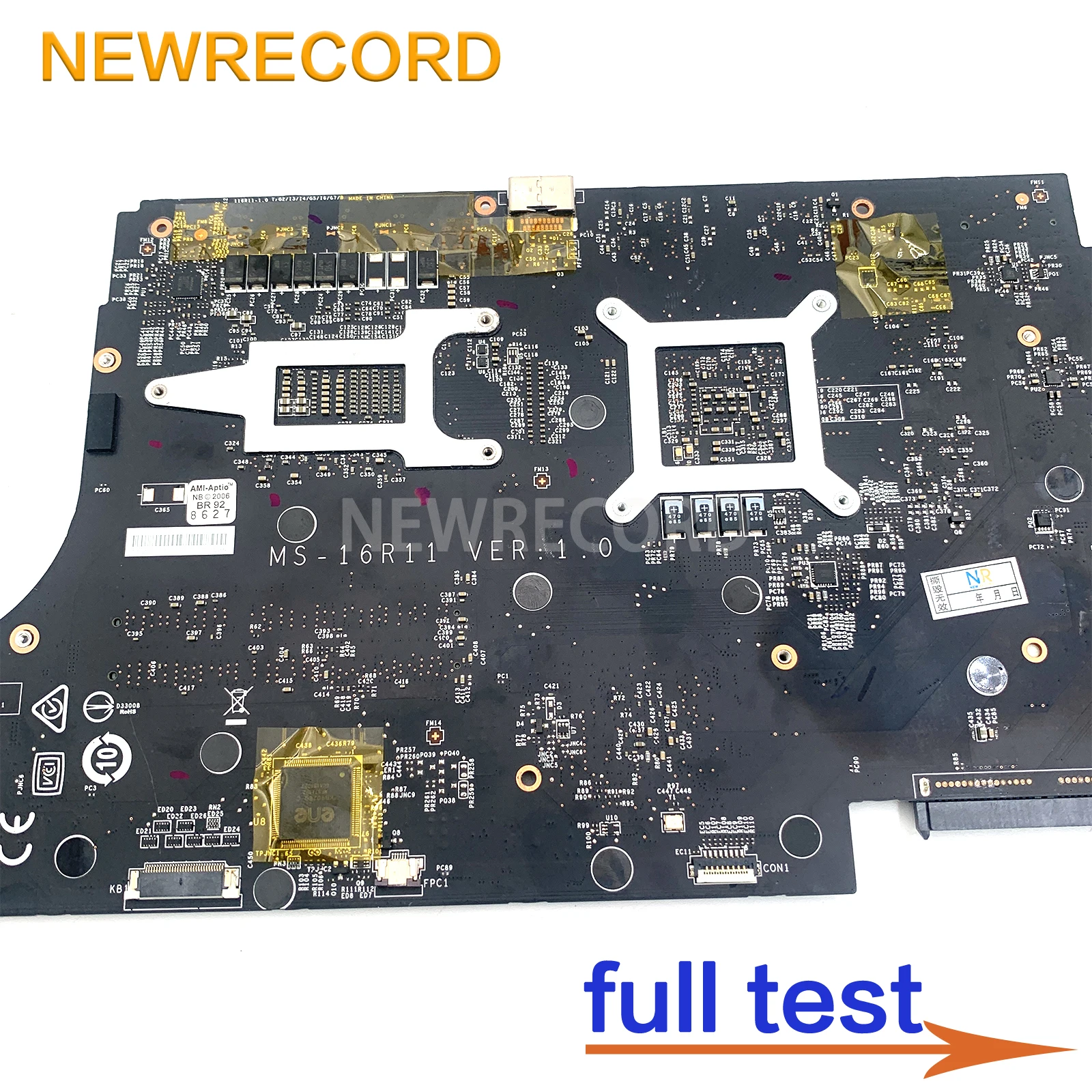 For MSI GF63 8RC GF63 8RD MSI-16R1 MS-16R11 Laptop Motherboard With i5-8300H GTX1050