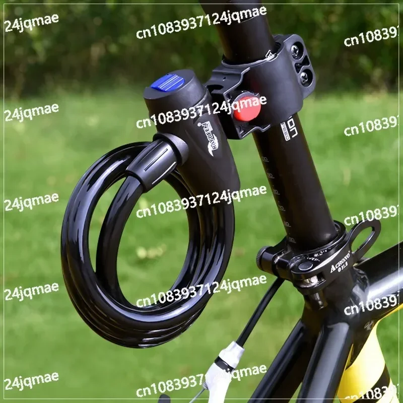 Mountain Bike Bike Anti-theft Car Lock Electric Motorcycle Combination Lock Fingerprint Lock U-lock Portable Smart Forest