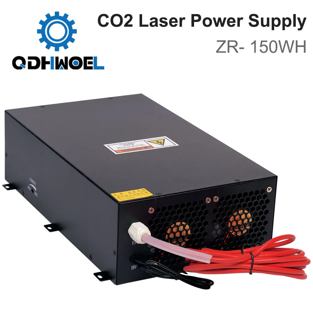 220V ZR-150WH High Voltage CO2 Laser Power Supply for 150W Engraver Cutter Machine Replacement